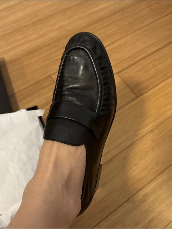 The Row Shoes - The row Black Leather Loafers 38